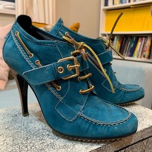 COPY - Pierre Hardy suede bootie shoes